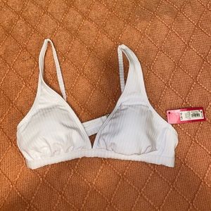Target white bikini top size large